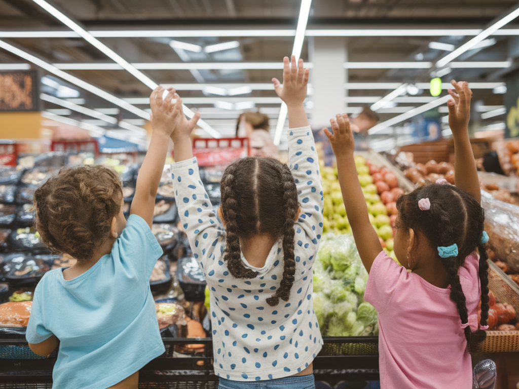 Wie ich kinder beim einkaufen zu kleinen demokratischen entscheidungen befähige — drei spielerische methoden