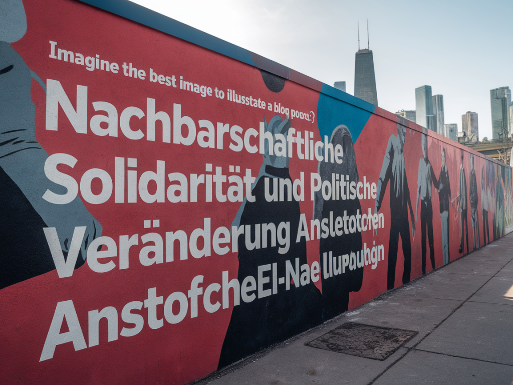 Kann nachbarschaftliche solidarität politische veränderung anstoßen? eine praktische anleitung